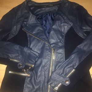 NWOT Vegan Asymmetrical Biker Jacket